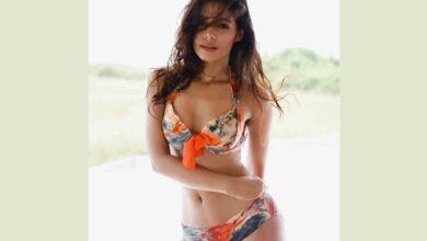 Actress Pranati Rai Prakash looks sizzling hot as she flaunts her curves in the hot swimsuit,