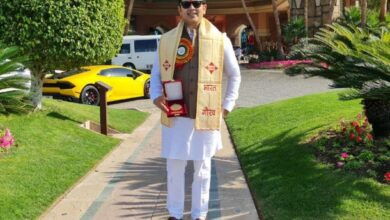 Greenman Viral Desai honoured with Global Environment and Climate Action Citizen Award