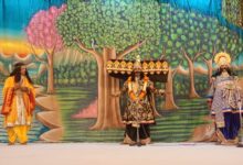 Ravana's birth Ram's birth Vishwamitra's arrival Leela were staged on the second day of Ramlila.